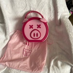 SD Pink Pig Purse New